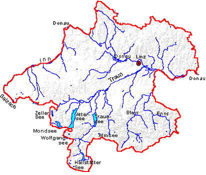 Land Oberösterreich - Gewässer